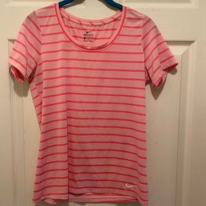 Nike Dri-FIT Short-Sleeve Tee (Pink/MED)